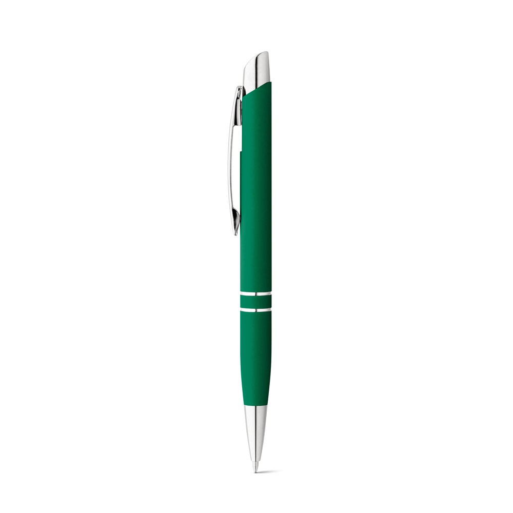 MARIETA SOFT. Aluminium balpen met clip - voor bedrijven en relatiegeschenken - Groen