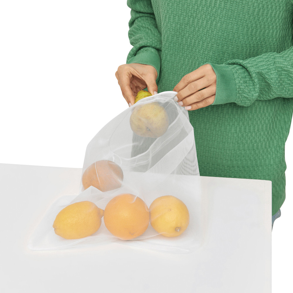BLUE PLANET SET - Groente en fruit nettasjes set - voor bedrijven en relatiegeschenken