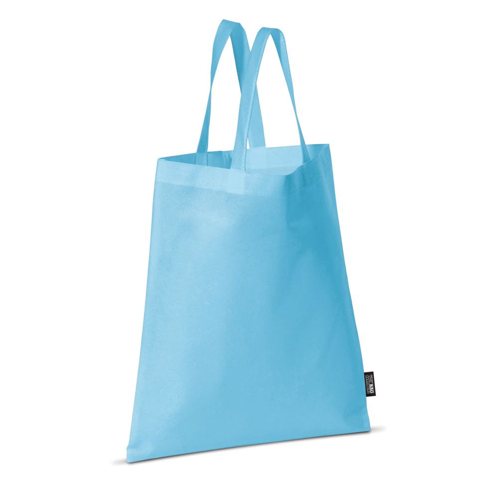 Draagtas non-woven 75g/m² - bedrukt of onbedrukt verkrijgbaar - Lichtblauw