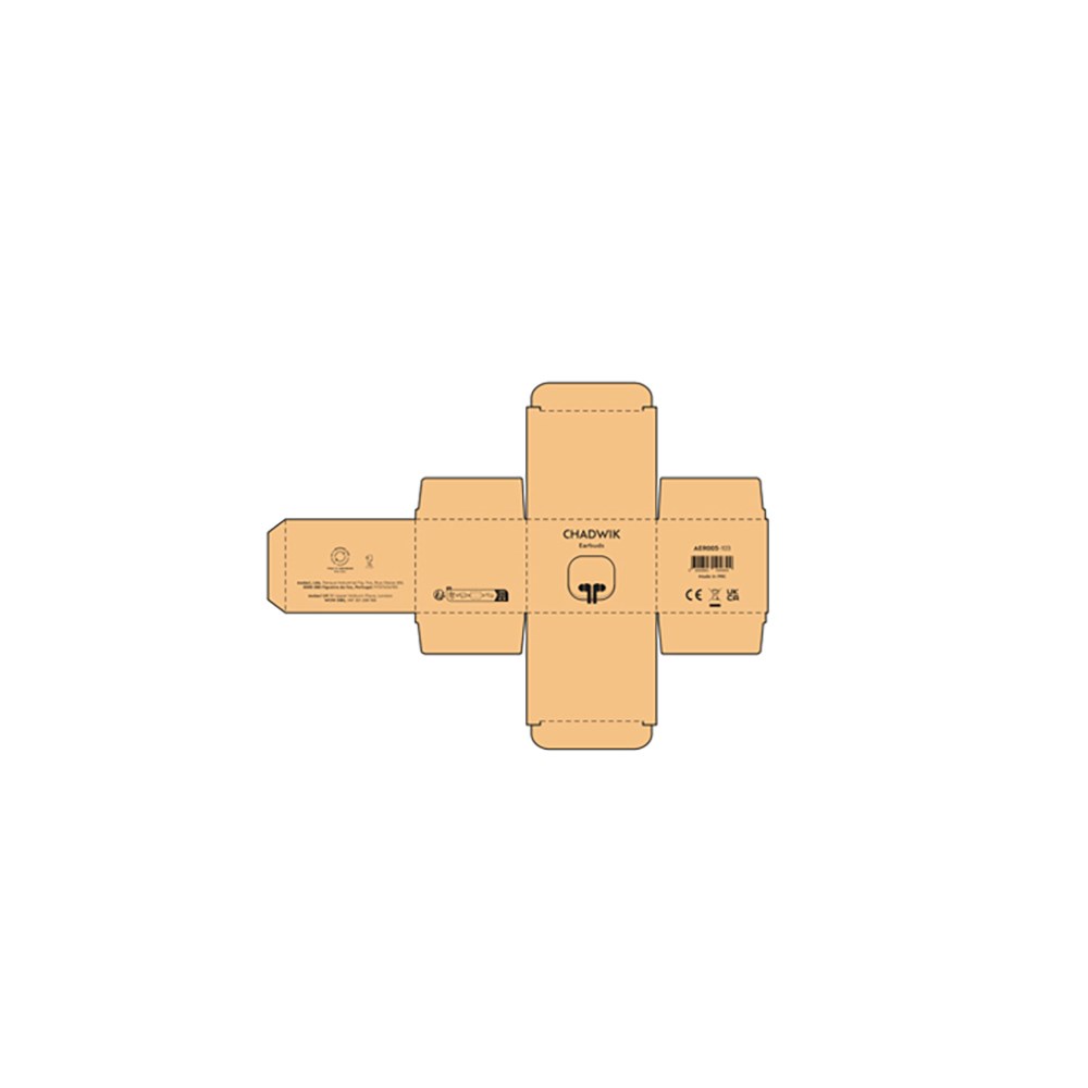 Chadwik Oorknoppen rABS 500 mAh - Zwart
