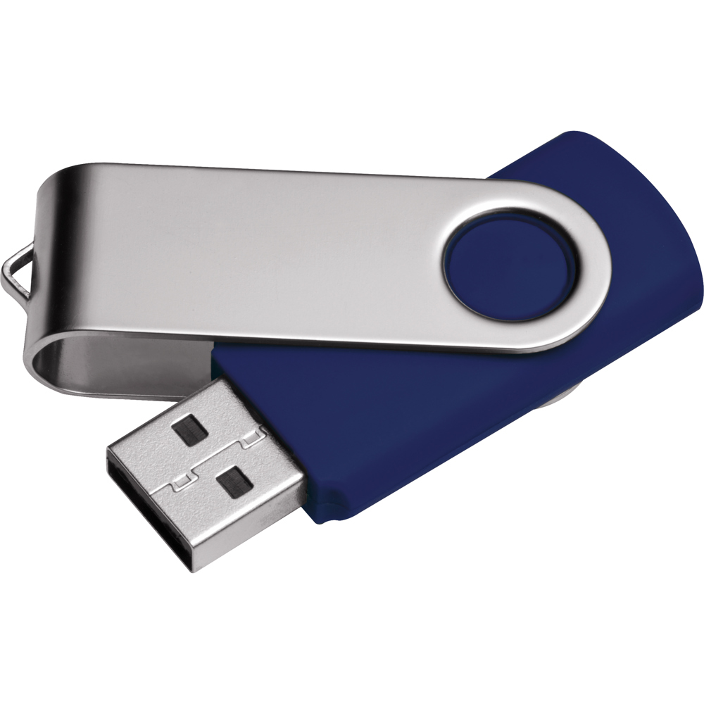 USB-stick16GB - bedrukt of onbedrukt verkrijgbaar - Donkerblauw