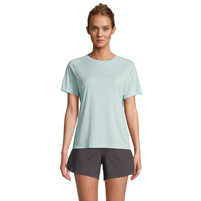 VORTEX WOMEN - VORTEX WOMEN RAGLAN T-SHIRT - voor bedrijven en relatiegeschenken - Arctic Blue
