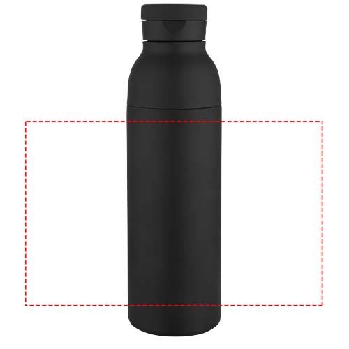Illuminate 650 ml RCS gerecyclede roestvrijstalen dubbelwandige geïsoleerde waterfles