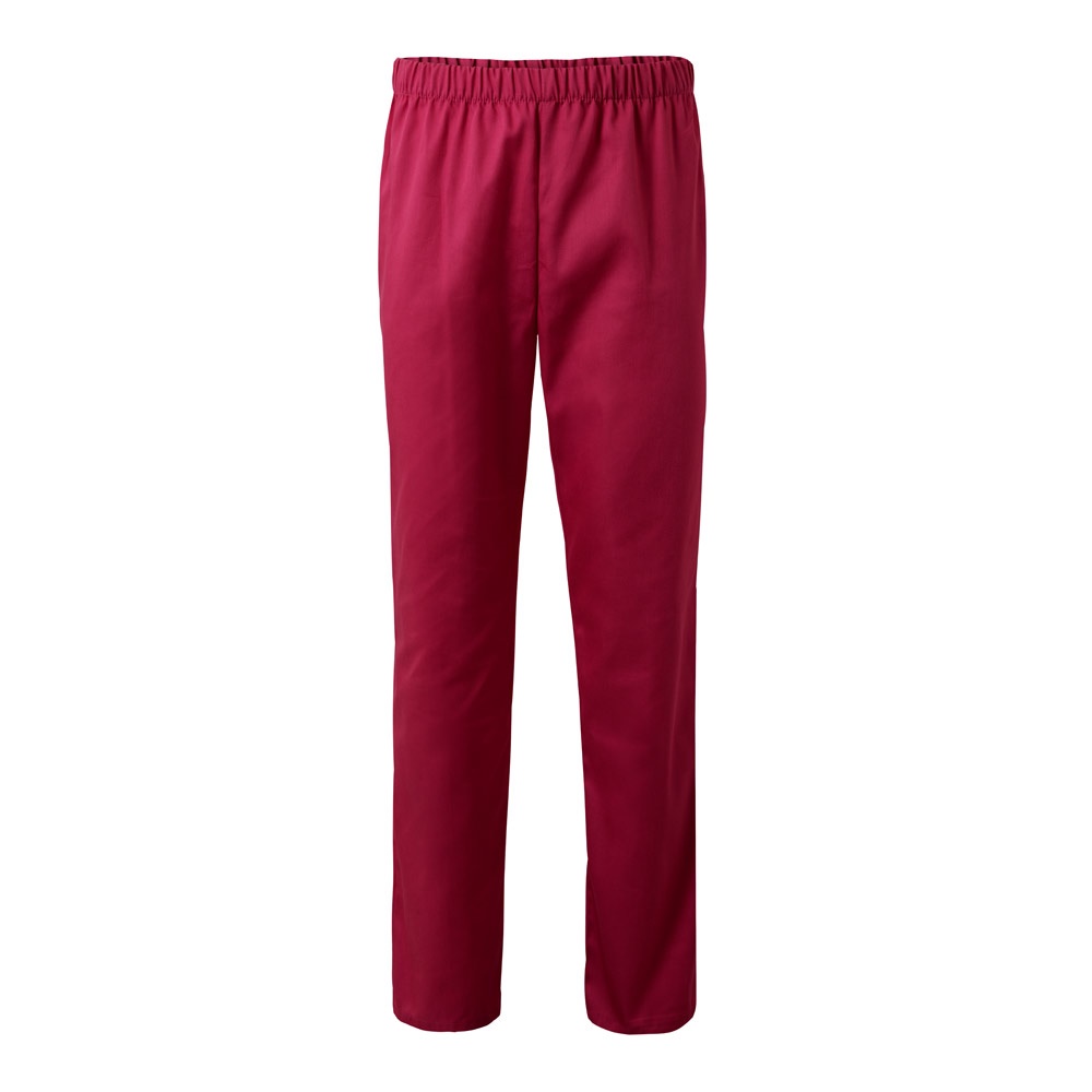 VL APHRODITE. Twill broek (190g/m²), van katoen (35%) en polyester (65%) - voor bedrijven en relatiegeschenken - Bordeaux rood