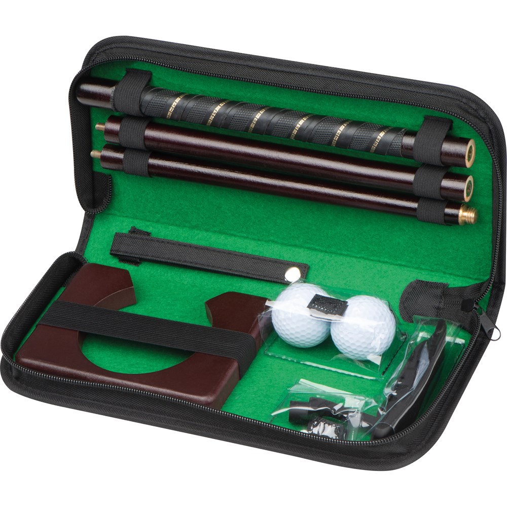 Golfset voor op kantoor - bedrukt of onbedrukt verkrijgbaar