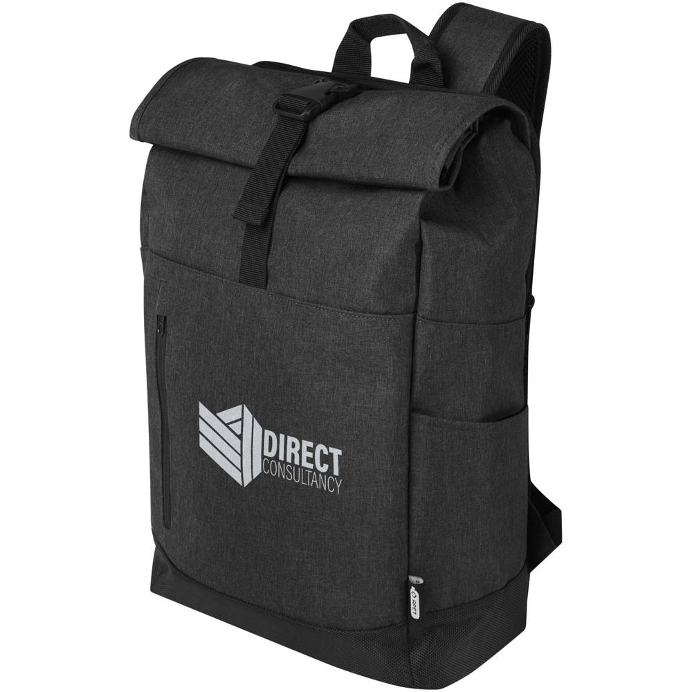 Libra 15,6 inch GRS gerecycled oprolbare laptop rugzak 12L