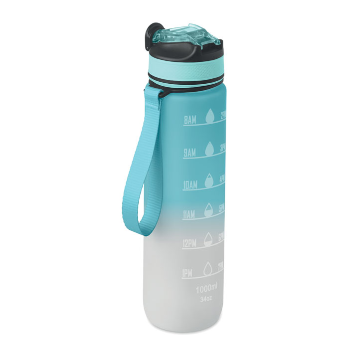 ACTIVATE - Sportwaterfles RPET 1L - met logo of onbedrukt bestellen - Babyblauw