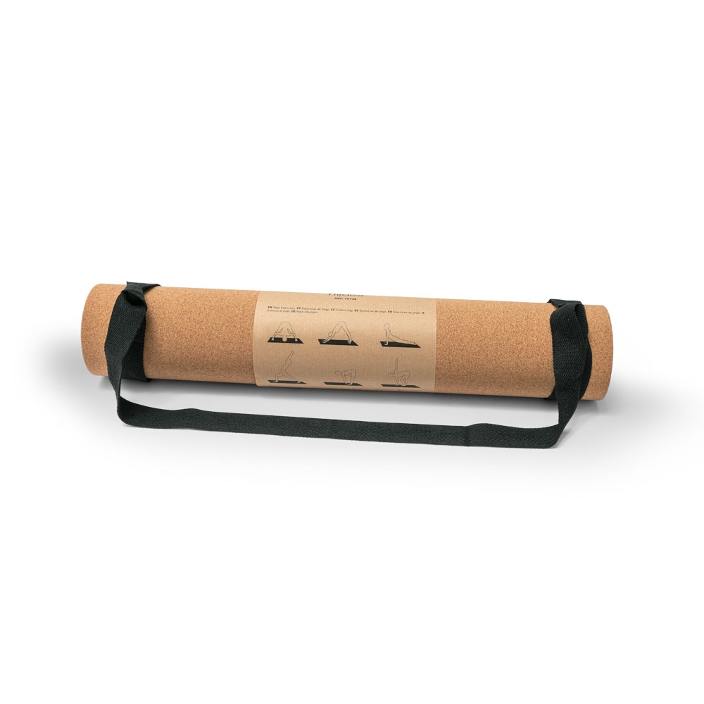 GERES. Oefenmat voor yoga van kurk en TPE. Tot 3.7 mm dik