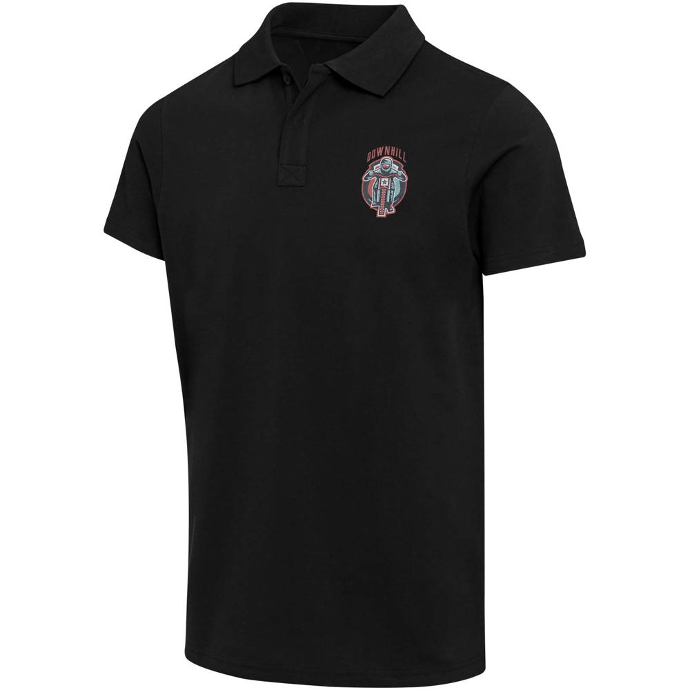 Graphite 180 g/m² unisex OCS organische polo met korte mouwen
