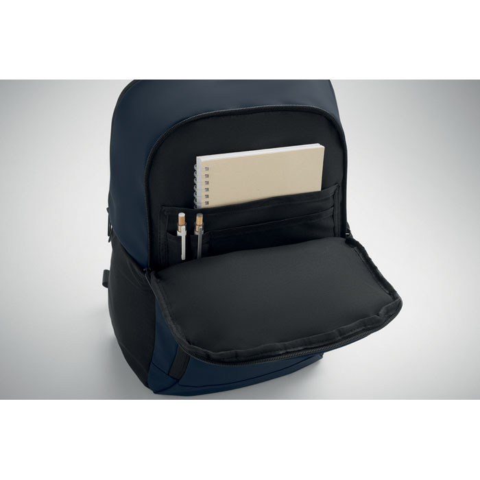 KOROVIN - 15" zachte PU laptop rugzak
