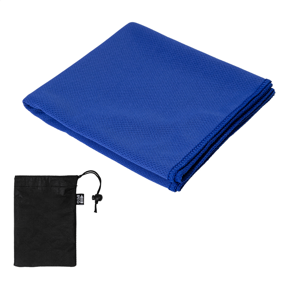 Endure - RPET handdoek - met logo of onbedrukt bestellen - blauw