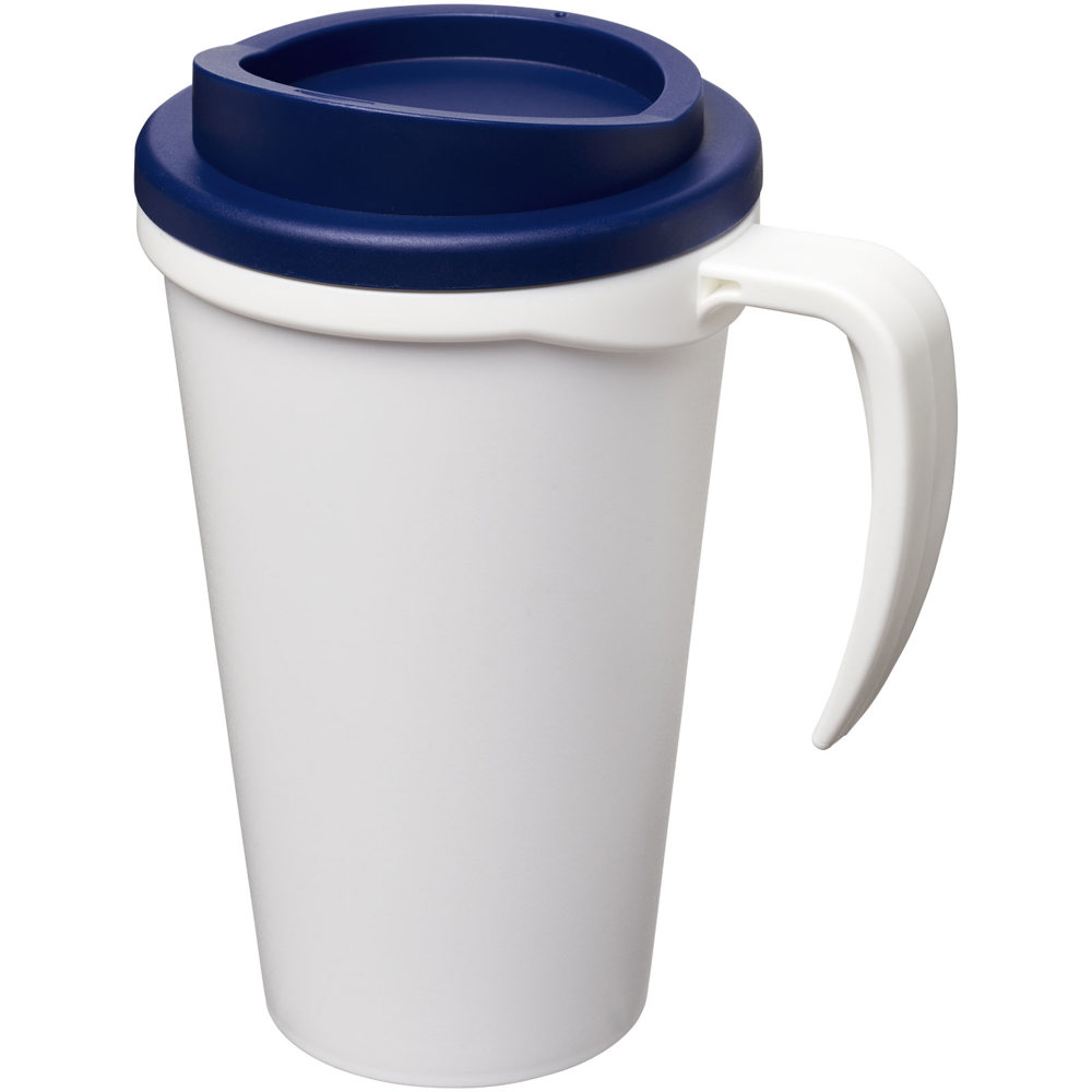 Americano® grande 350 ml geïsoleerde beker - bedrukt of onbedrukt verkrijgbaar - Wit, Blauw