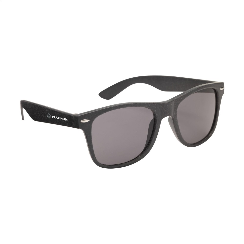 Malibu Eco Wheatstraw tarwestro zonnebril - zwart