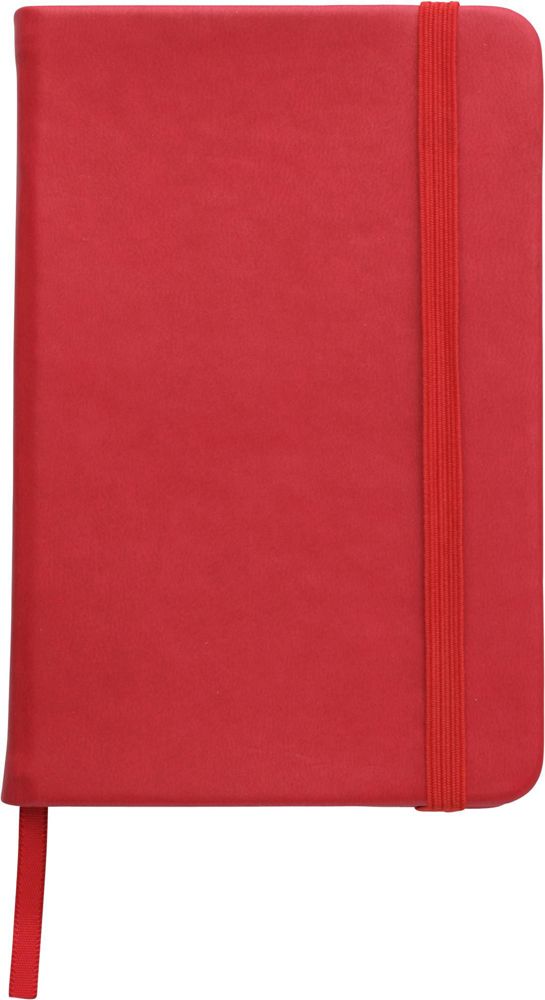 PU notitieboekje Dita - bedrukt of onbedrukt verkrijgbaar - Rood