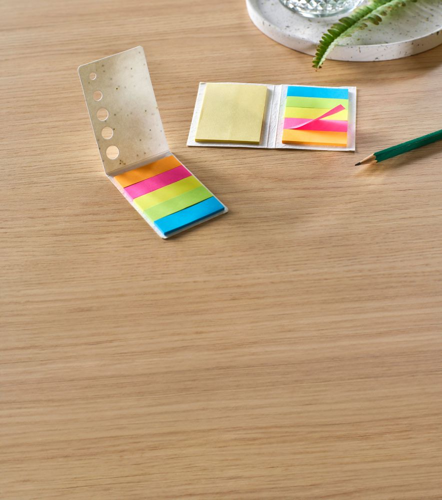 Papieren plaknotities zaadpapier Patricia