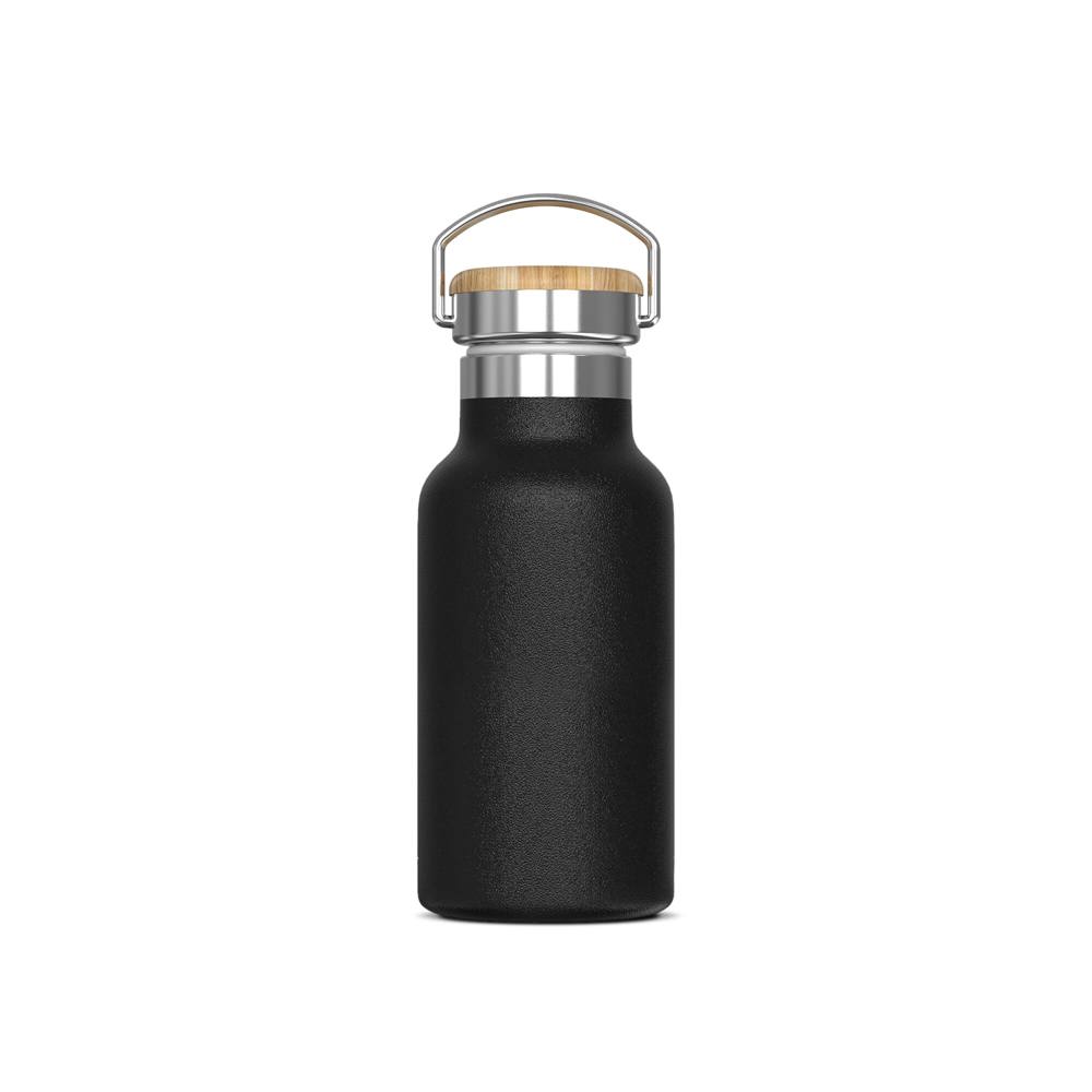 Thermofles Ashton 350ml - voor bedrijven en relatiegeschenken - Zwart