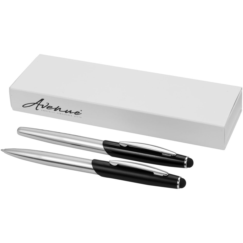 Geneva pennenset stylus balpen en rollerbalpen (blauwe inkt) - kopen of bedrukken