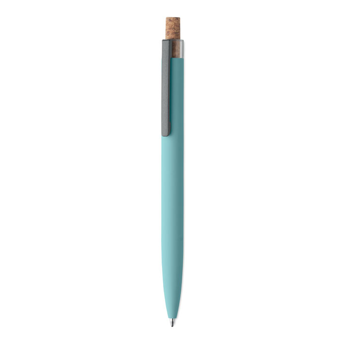 BERGAMO + - Gerecyclede aluminium pen - kopen of bedrukken - Babyblauw