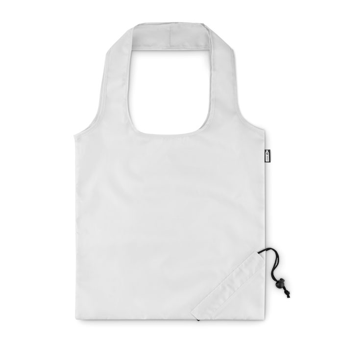 FOLDPET - Opvouwbare RPET tas - met logo of onbedrukt bestellen - Wit