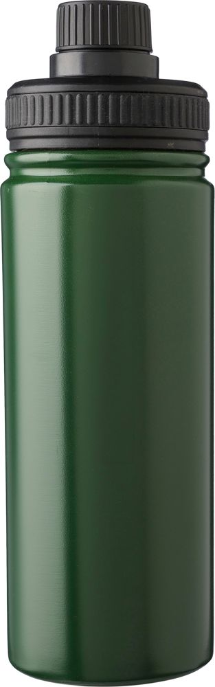 Roestvrijstalen dubbelwandige 500 ml drinkfles Chad - voor bedrijven en relatiegeschenken - Groen