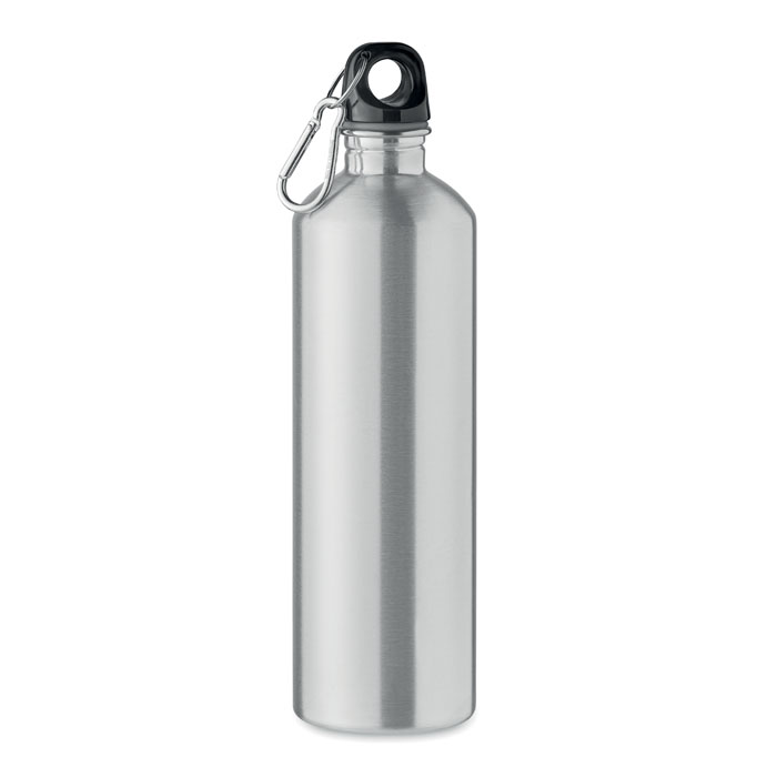REBIG MOSS - Enkellaagse fles 750ml - met logo of onbedrukt bestellen - Mat zilver