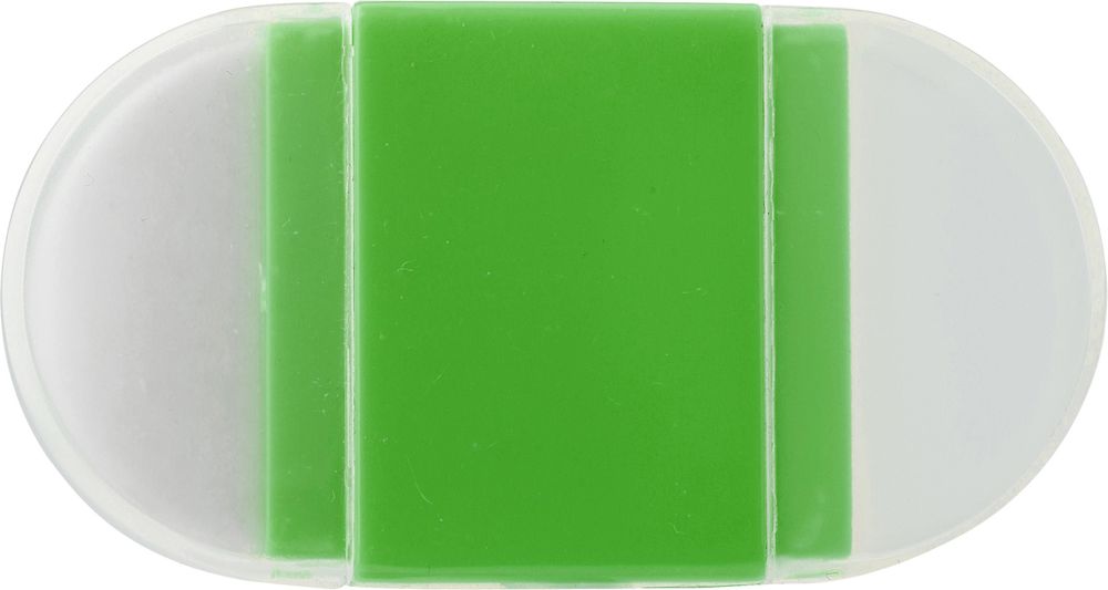 PS puntenslijper met gum Pauline - met logo of onbedrukt bestellen - Lichtgroen