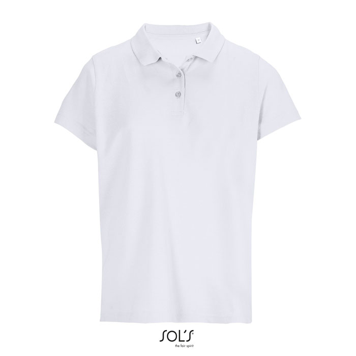 PULSE WOMEN - PULSE DAMES POLO - met logo of onbedrukt bestellen - Wit