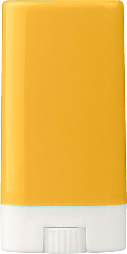 Zonnebrandstick Sunstick - voor bedrijven en relatiegeschenken - Geel