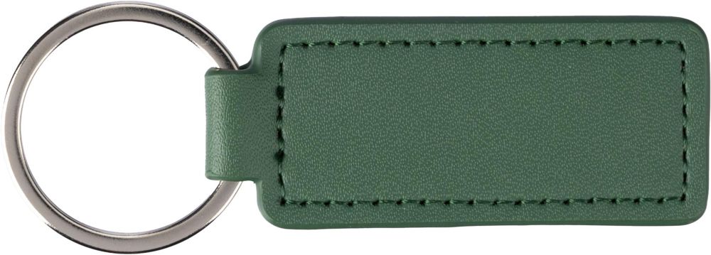 Appel leren en PU sleutelhanger Sabrina - met logo of onbedrukt bestellen - groen
