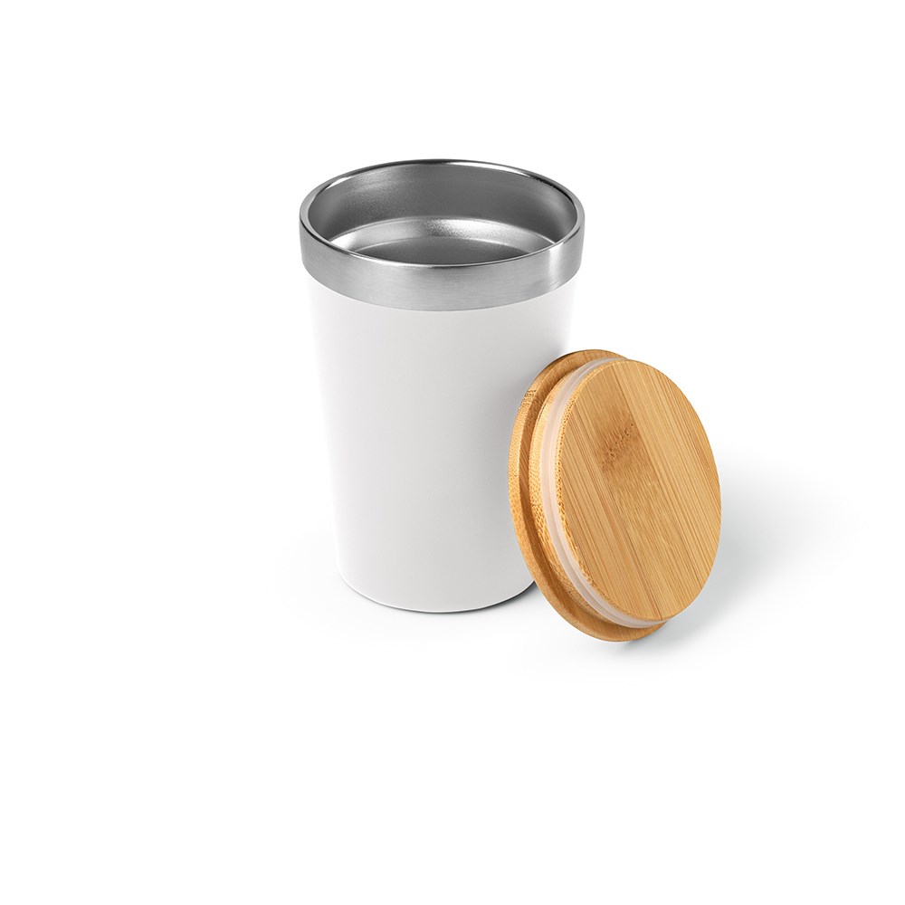 Don Reisbeker gerecycled roestvrij staal 390 ml - Wit