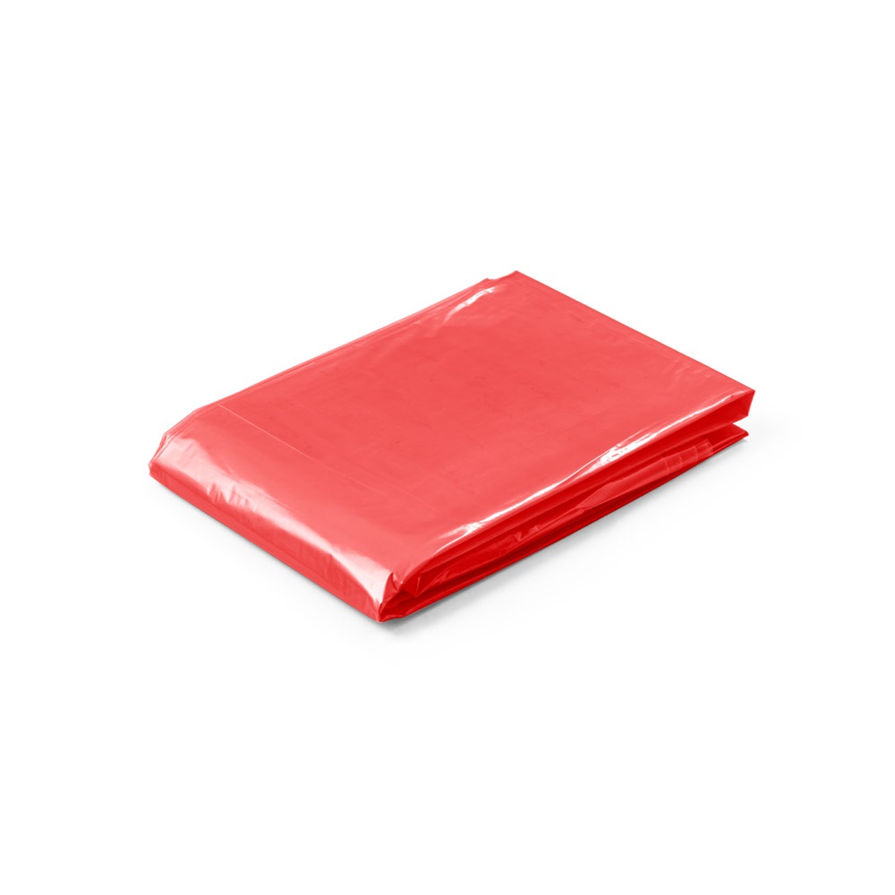 SANDRA. Waterdichte poncho - kopen of bedrukken - Rood