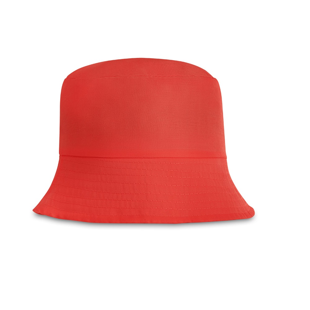 JONATHAN. Polyester panama - met logo of onbedrukt bestellen - rood