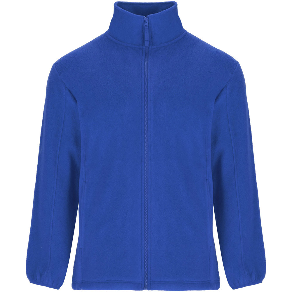Artic fleece kinderjack met volledige rits - met logo of onbedrukt bestellen - Koningsblauw