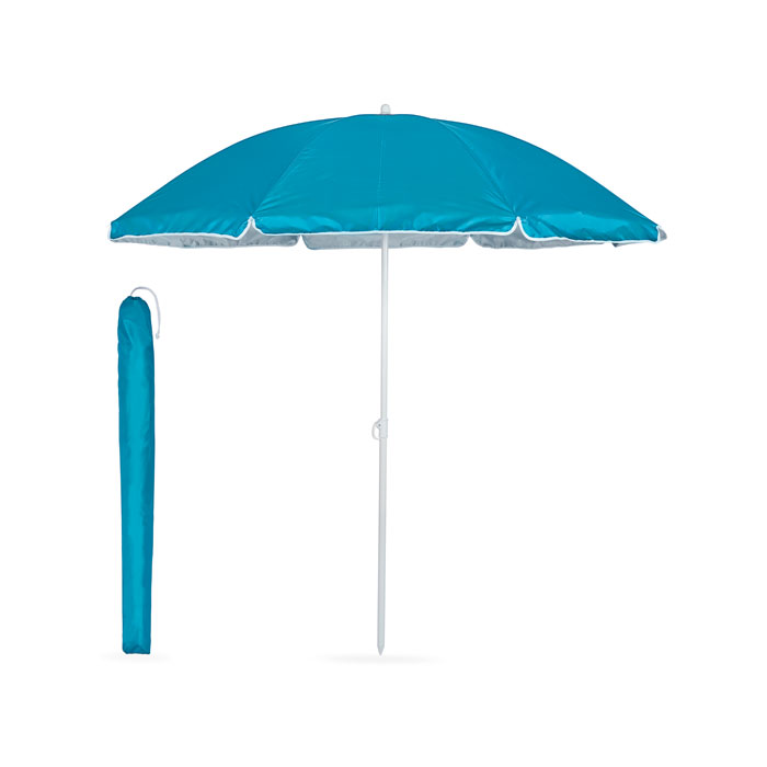 PARASUN - Parasol Ø150cm - met logo of onbedrukt bestellen - turquoise