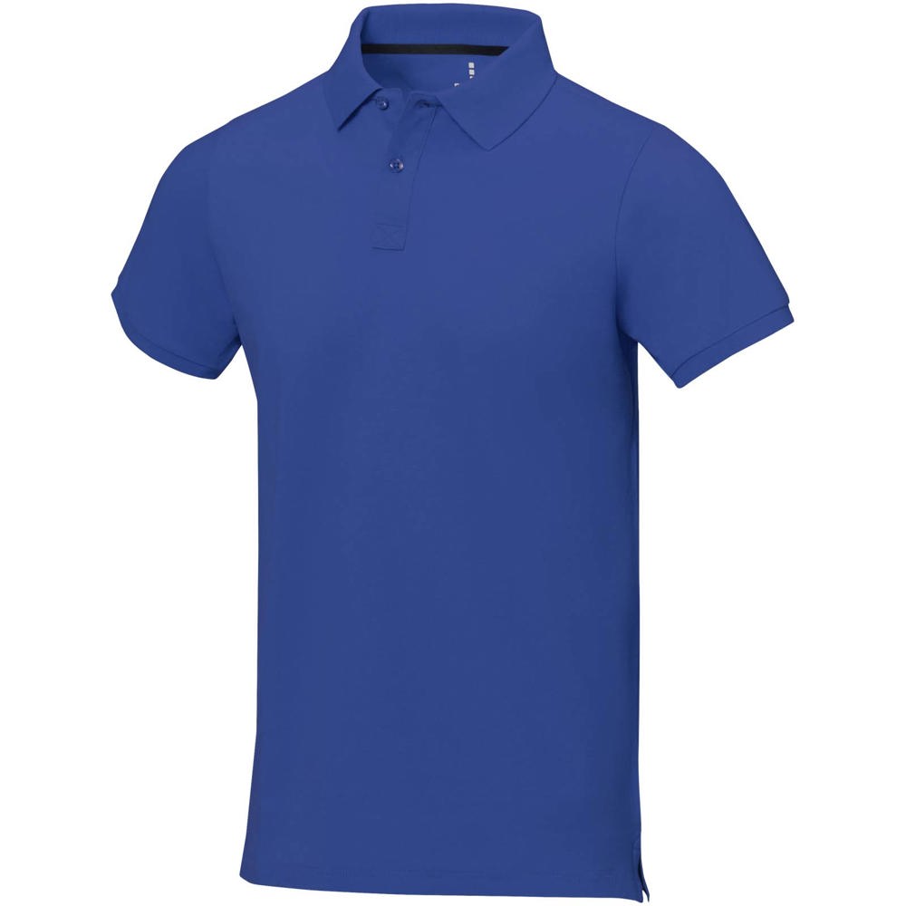 Calgary herenpolo met korte mouwen - voor bedrijven en relatiegeschenken - blauw