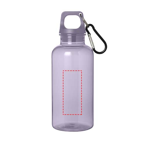 Oregon 400 ml waterfles van RCS-gecertificeerd gerecycled plastic met karabijnhaak