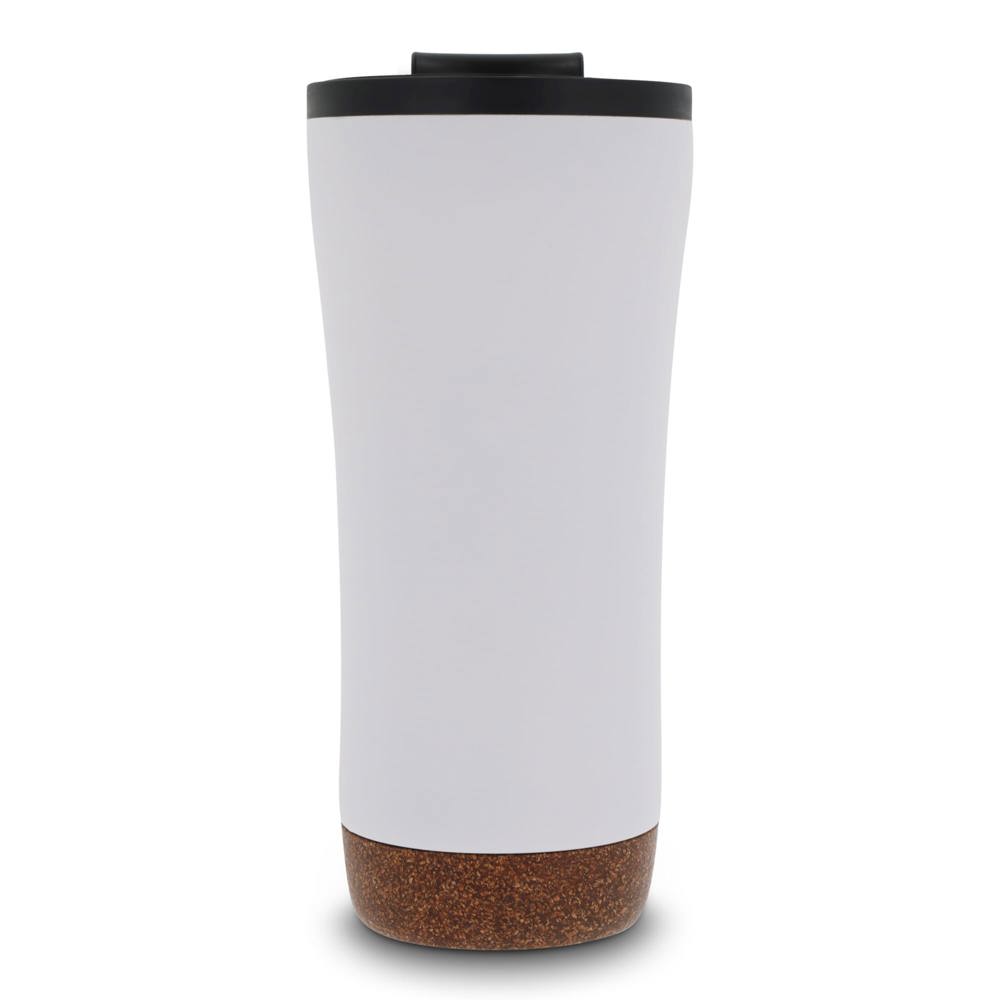 Dubbelwandige thermobeker met kurk onderzijde 480ml