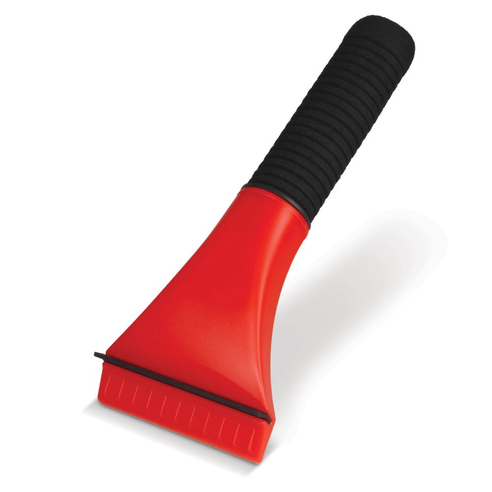 Ijskrabber ergonomisch - met logo of onbedrukt bestellen - Rood