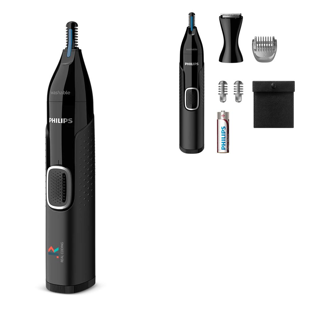 NT5650|Philips Neus-, oor-, wenkbrauwen detailtrimmer met 5 accessoires - voor bedrijven en relatiegeschenken