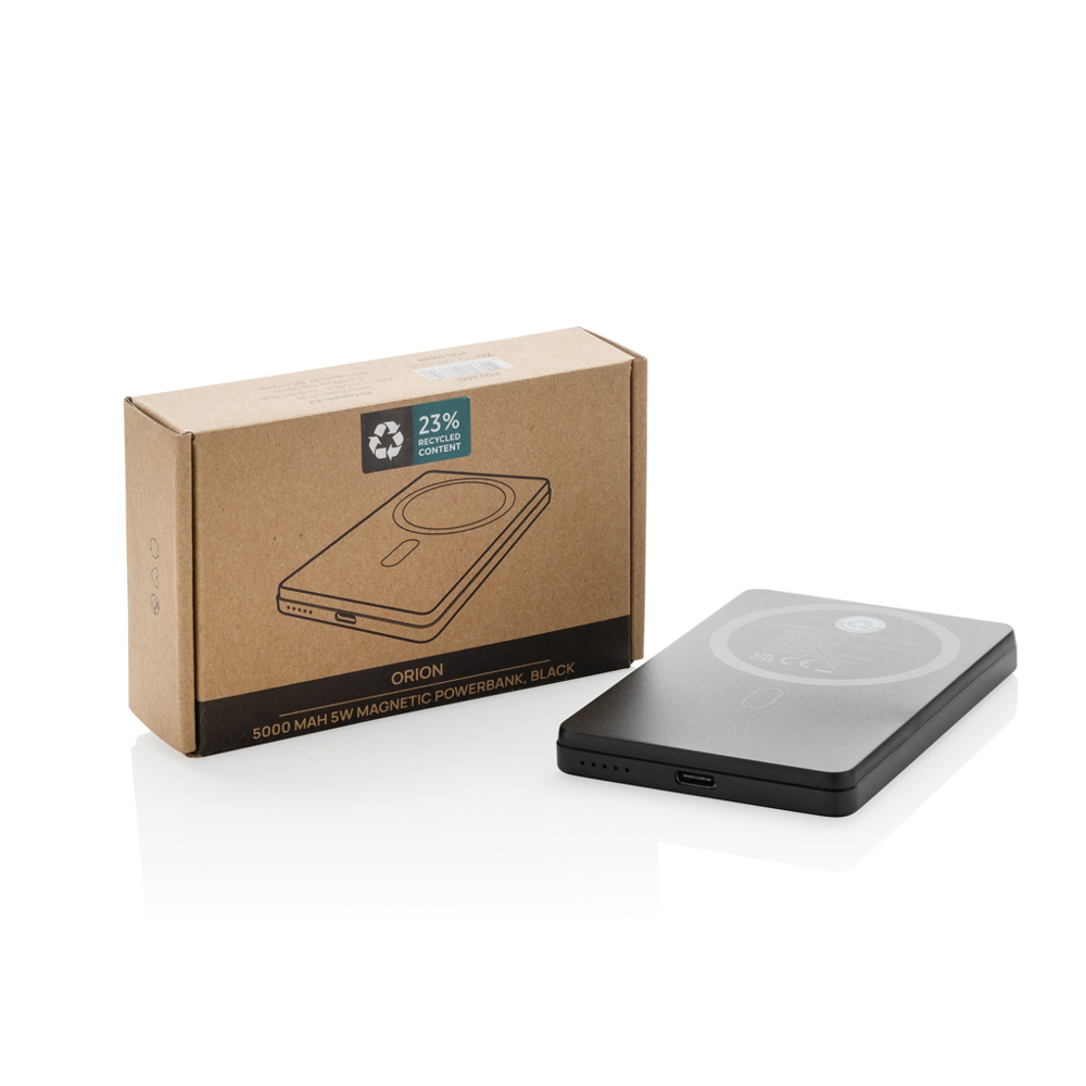 Orion RCS r-aluminium 5000 mah 5W magnetische powerbank