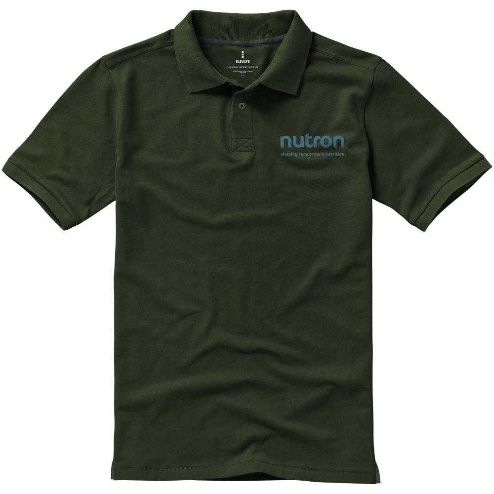 Calgary 200 g/m² herenpolo met korte mouwen