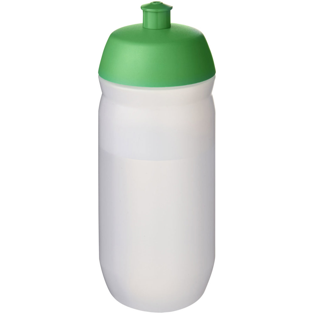 HydroFlex™ Clear knijpfles van 500 ml - bedrukt of onbedrukt verkrijgbaar - Groen, Mat helder