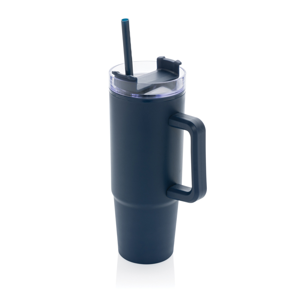 Tana RCS plastic tumbler met handvat 750 ml - bedrukt of onbedrukt verkrijgbaar - donkerblauw (± PMS 2767C)