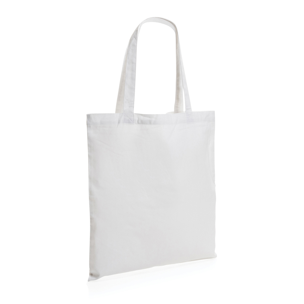 Impact AWARE™ gerecycled katoenen draagtas 145gsm - bedrukt of onbedrukt verkrijgbaar