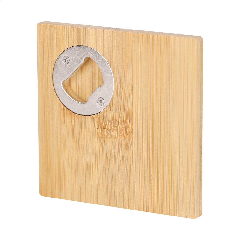 Squnito - flesopener onderzetter - met logo of onbedrukt bestellen