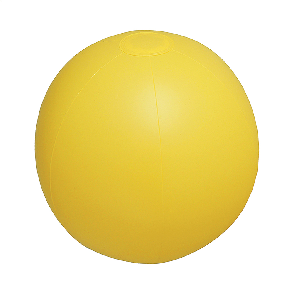 Playo - strandbal (ø28 cm) - bedrukt of onbedrukt verkrijgbaar - geel