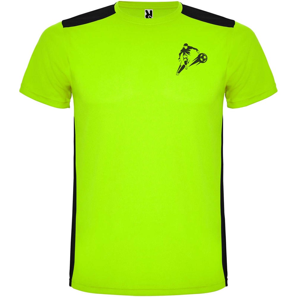 Detroit 130 g/m² sportshirt met korte mouwen voor kinderen
