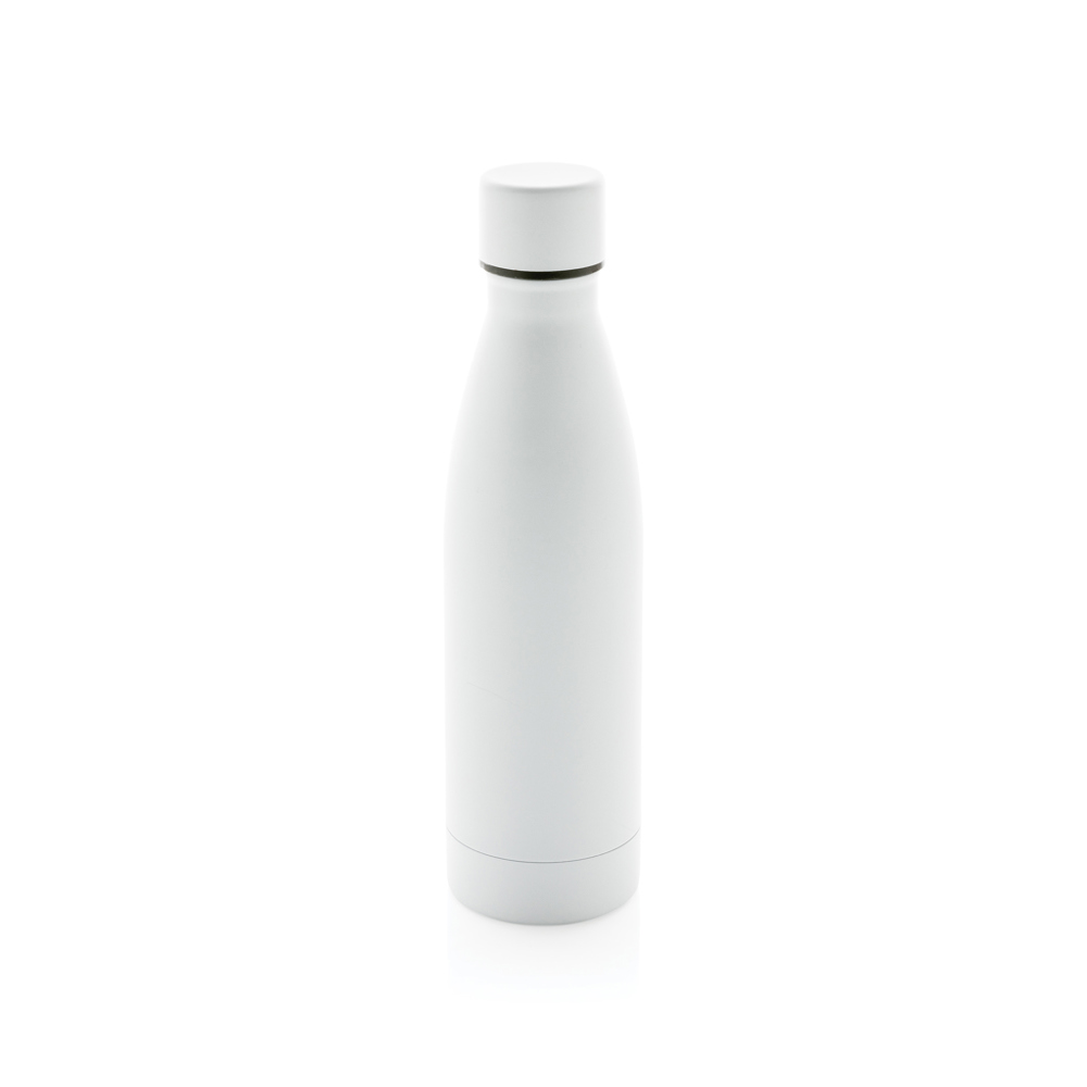 RCS gerecycled roestvrijstalen unikleur vacuümfles - kopen of bedrukken - wit (± PMS White)