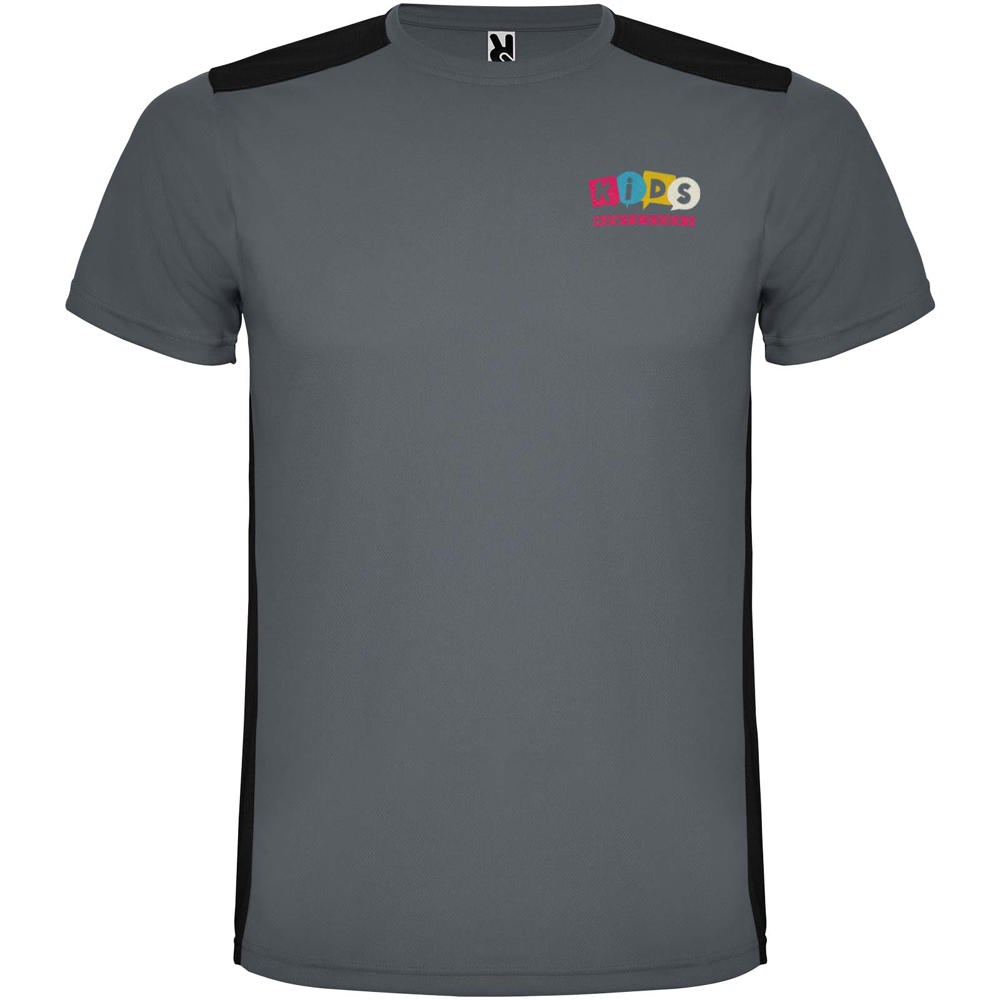 Detroit 130 g/m² sportshirt met korte mouwen voor kinderen