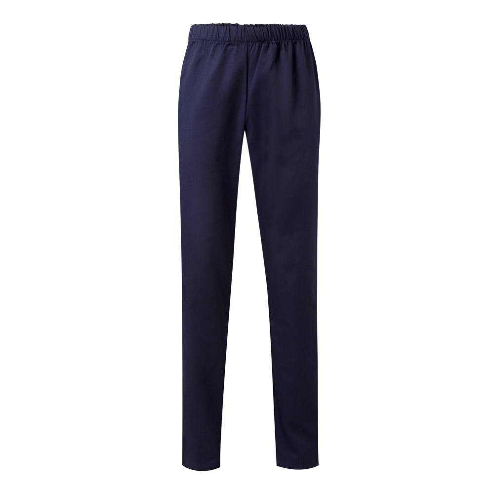 VL APHRODITE. Twill broek (190g/m²), van katoen (35%) en polyester (65%) - voor bedrijven en relatiegeschenken - Blauw